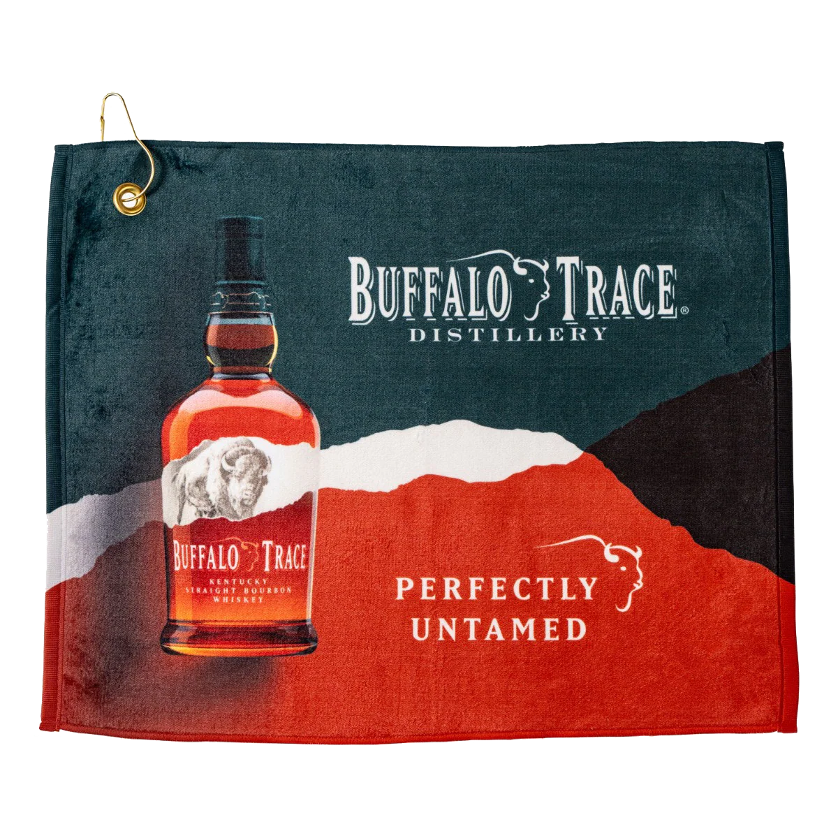 Buffalo Trace Golf Towel – Embroidered, Durable & Absorbent