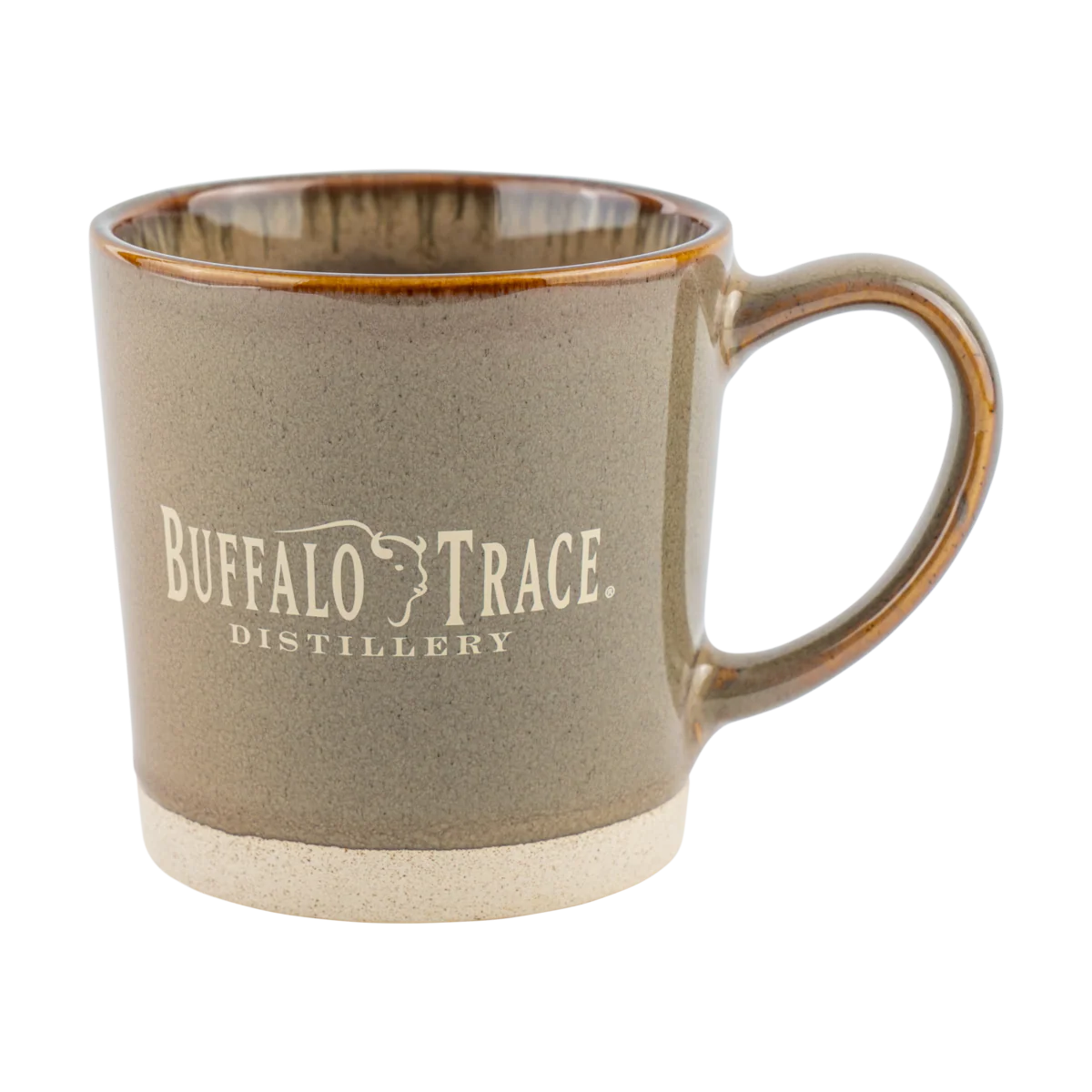 Buffalo Trace Brown Stoneware Coffee Mug
