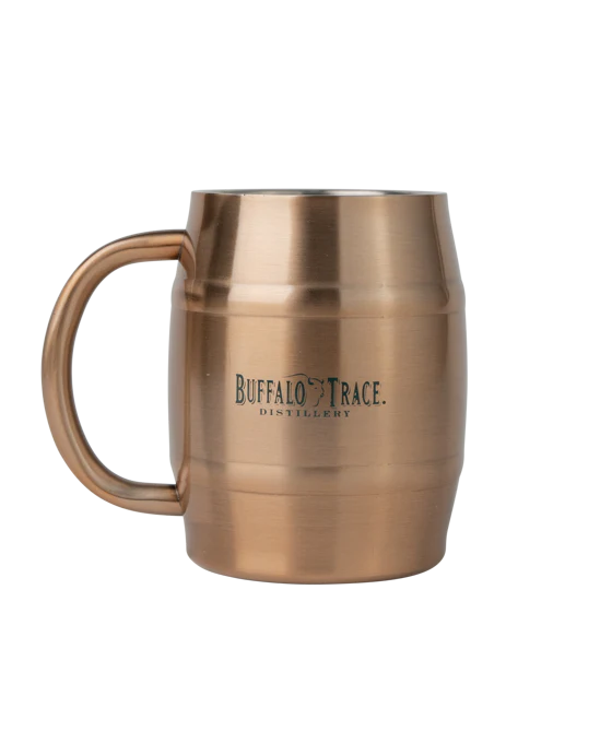 Buffalo Trace 14oz Copper Barrel Mule Travel Mug