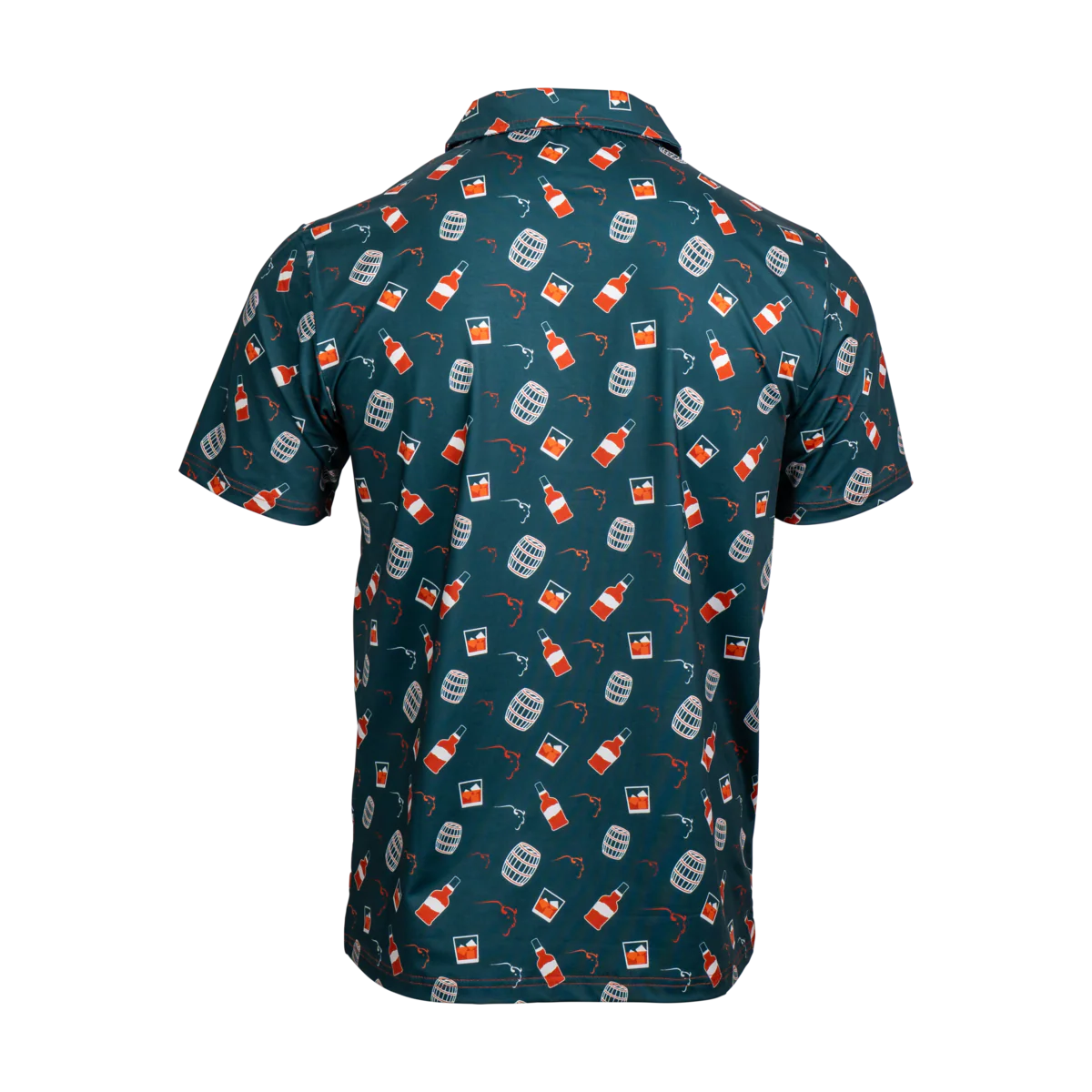 Buffalo Trace Bottles and Barrels Golf Polo - Image 2