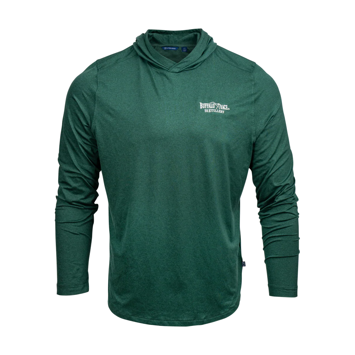 Buffalo Trace Cutter & Buck Green Hoodie