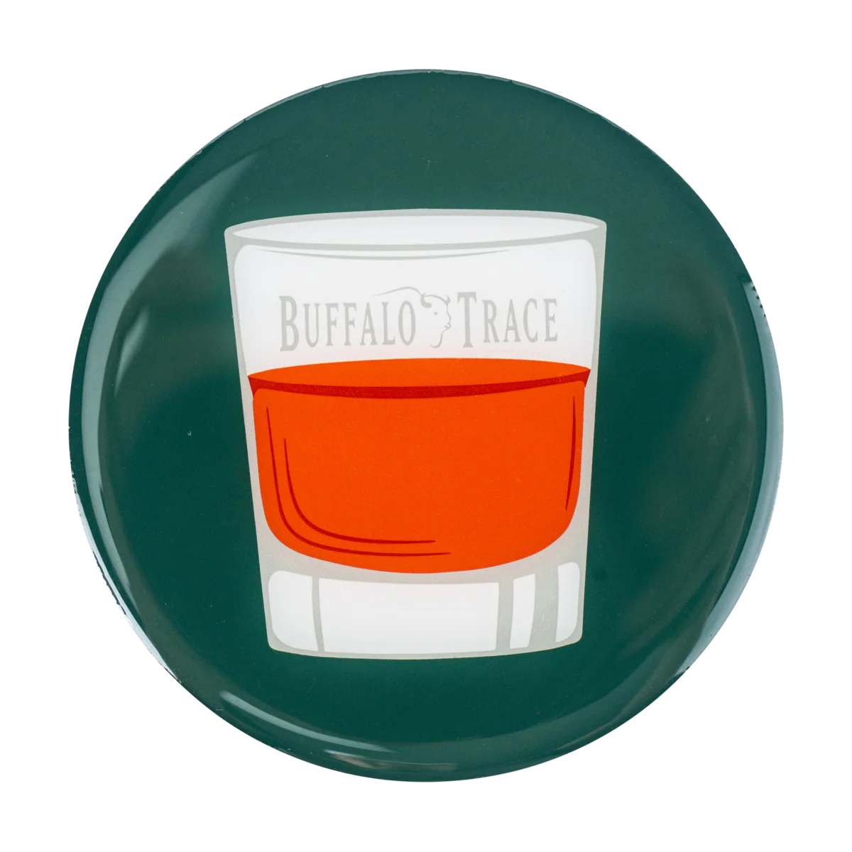 Buffalo Trace Distillery Glass Round Magnet