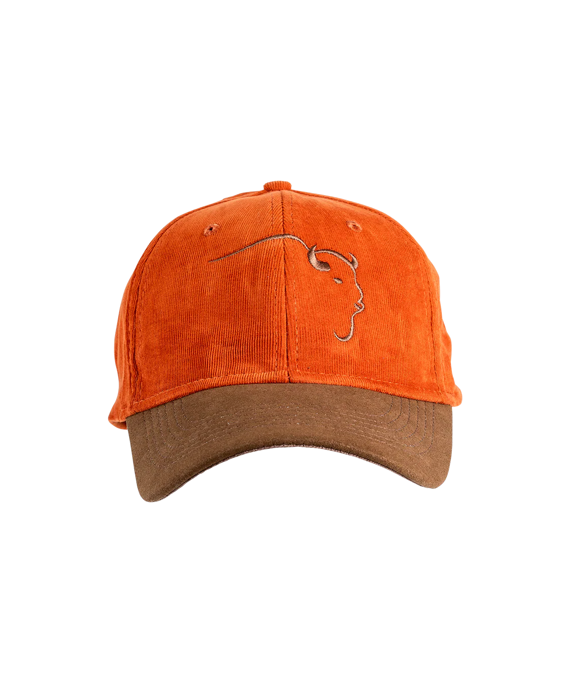 Buffalo Trace Orange Swoosh Suede Bill Hat - Image 2