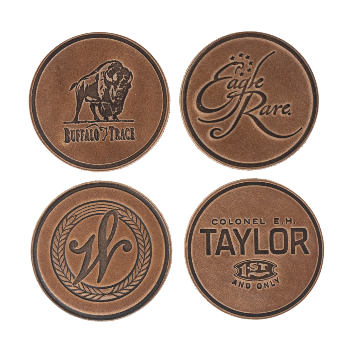 Eagle Rare Leather Coaster - Image 2